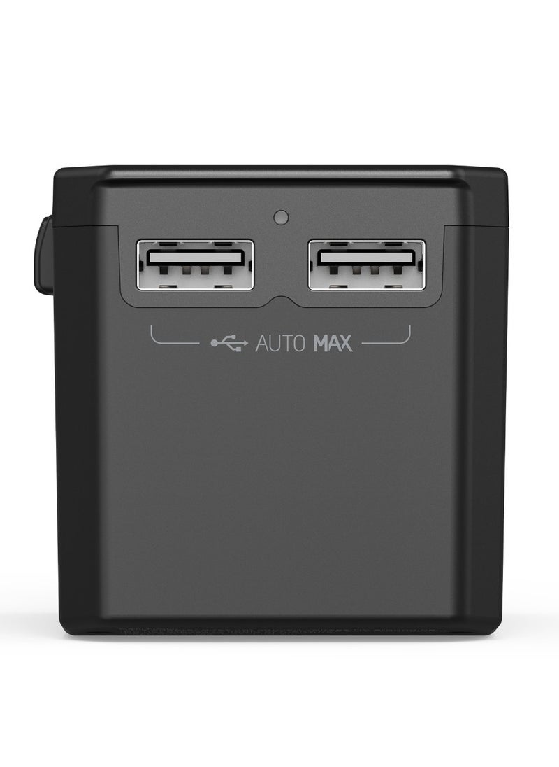 Teso - Universal Travel Adapter 45W Ultra-Fast Charging with 2 USB-C PD and 2 USB-A QC Ports - Image 1