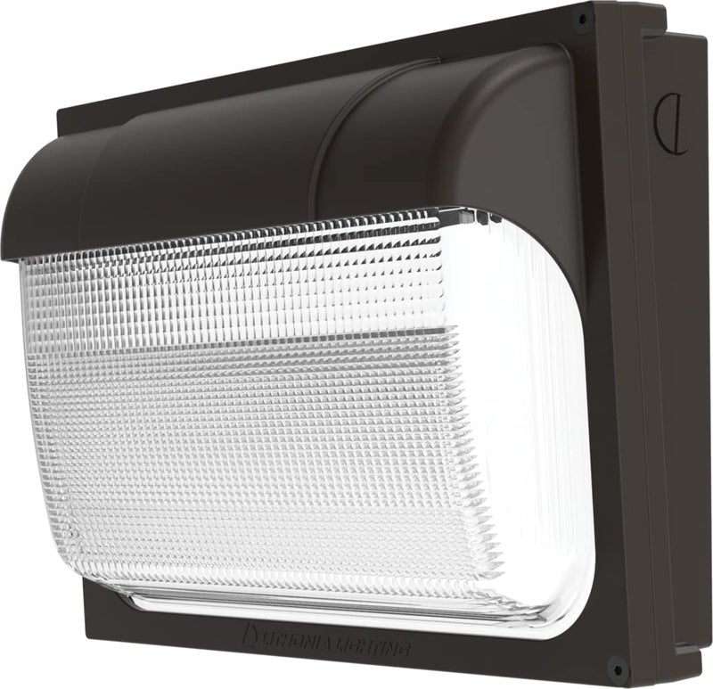 Lithonia Lighting 13 LED Wall Pack Outdoor Light Fixture Building Wall Light Adjustable Lumens 5000K Daylight MVOLT 120277V IP65 Glass Lens Bronze TWX2 LED ALO 50K MVOLT DDBTXD