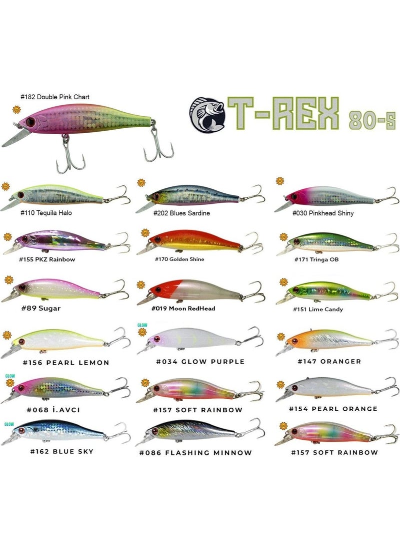 FUJIN T-Rex 80S 11GR 80MM Model Fish  - Image 1