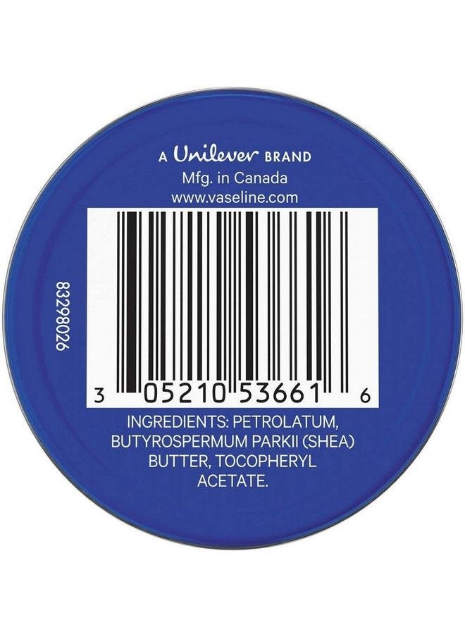 Vaseline - Therapy Lip Balm Tin Original 06 Ounce (Pack Of 3) - Image 1