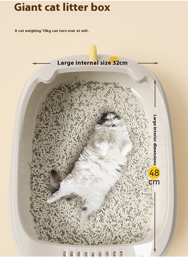 Cat Litter Tray Cat Litter Box Litter Basin for Cats