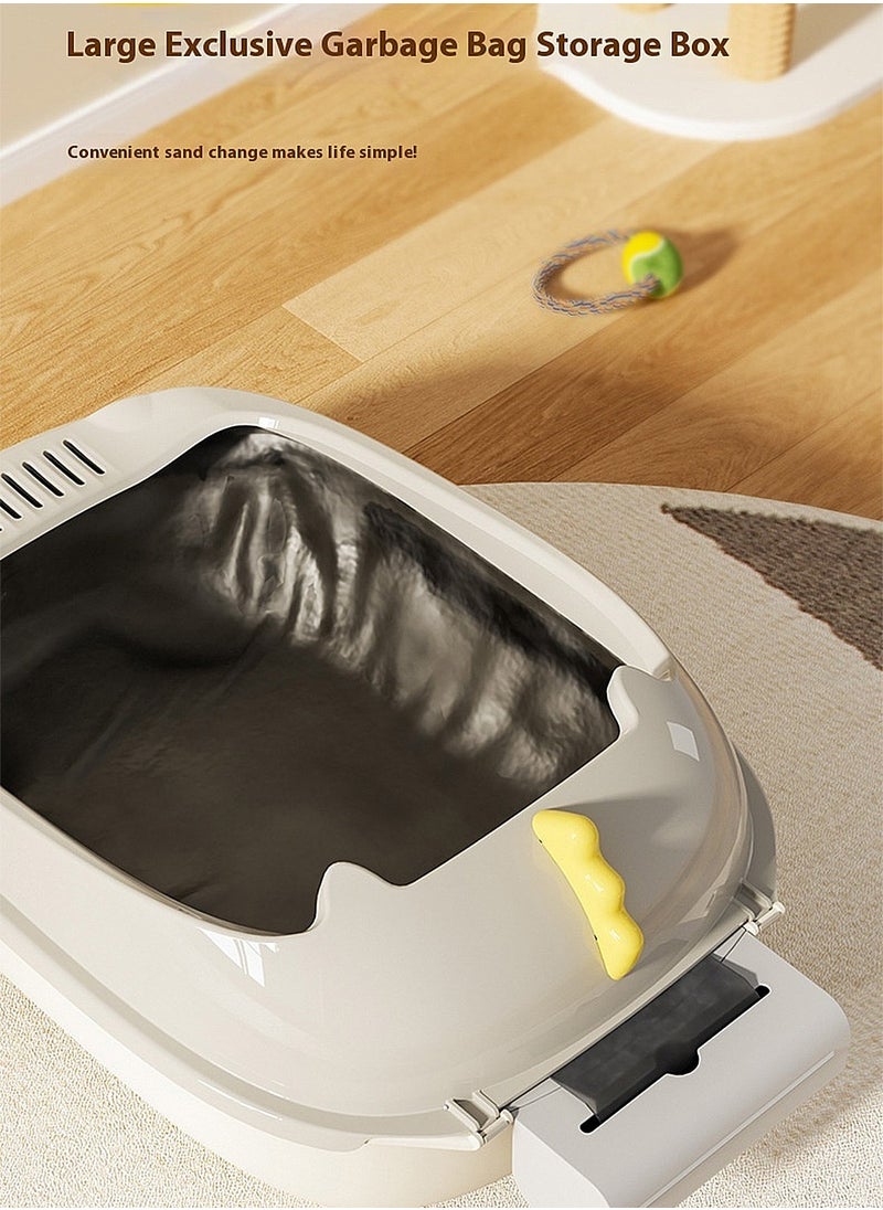 Cat Litter Tray Cat Litter Box Litter Basin for Cats