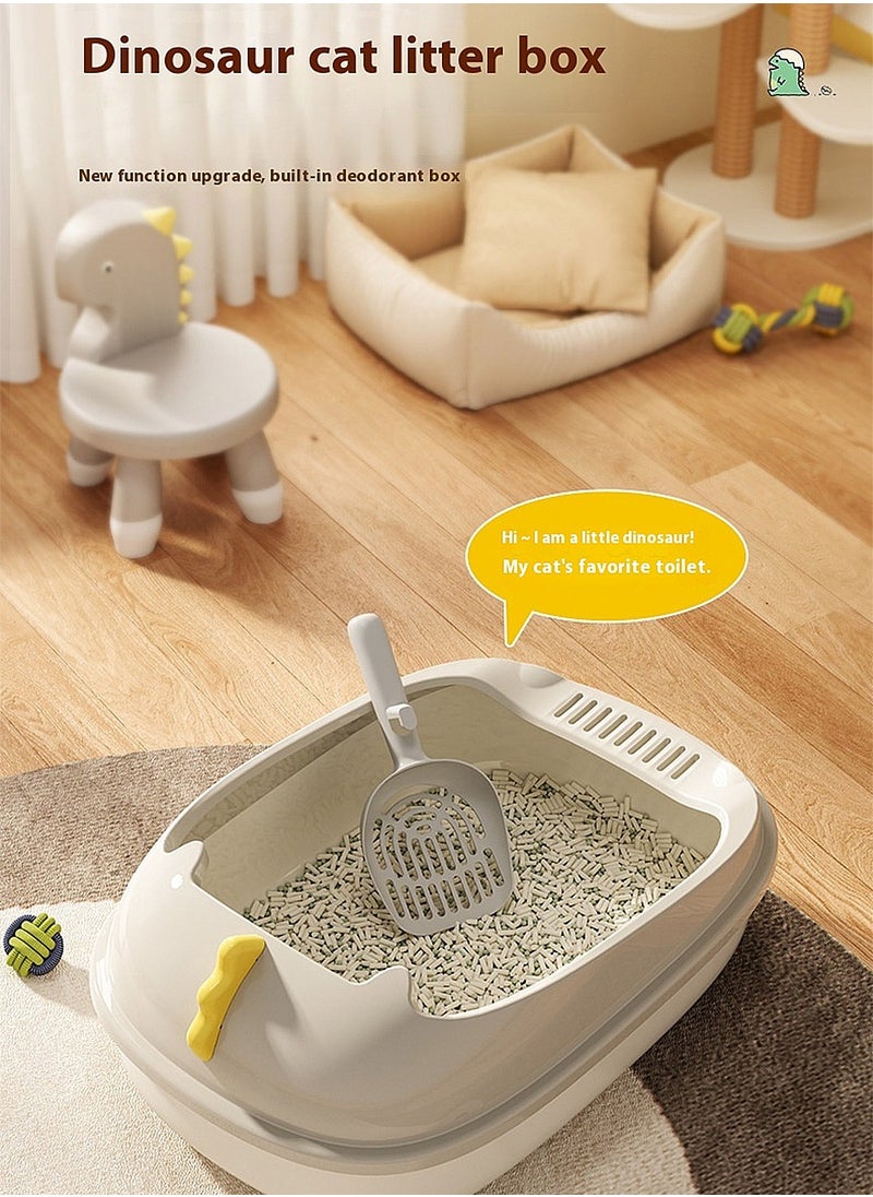 Cat Litter Tray Cat Litter Box Litter Basin for Cats