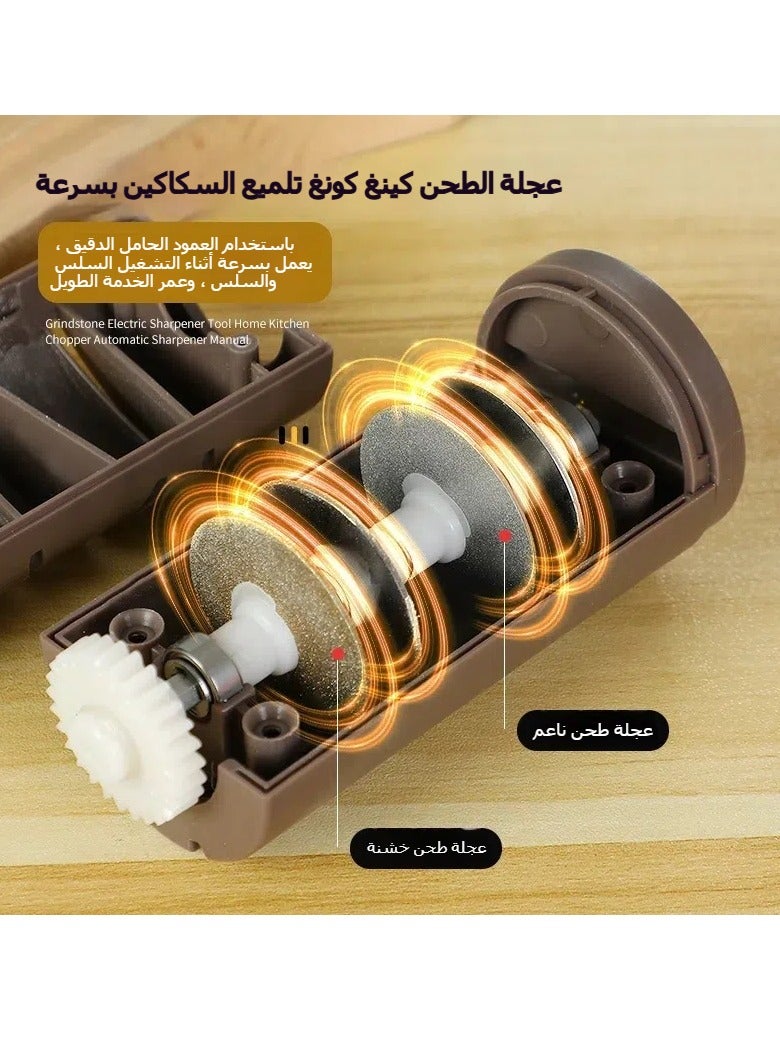 general Household Knife Sharpening Tools Rough Grinding Fine Grinding Kitchen Special Fast Automatic Multifunctional Artifact - Image 3
