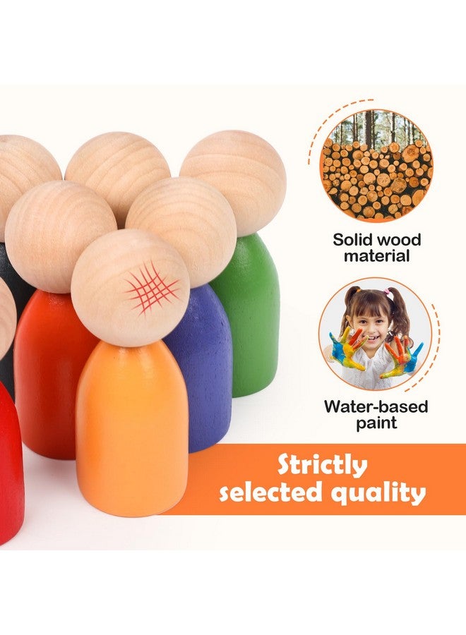 BBtinker Montessori Wooden Balls in Cups, Toddler Color Sorting Toys and Matching Game, Preschool Learning Activities Educational Fine Motor Skill Toy for Kids - Image 4