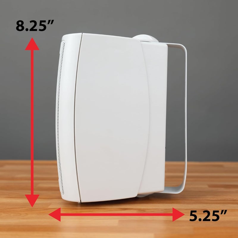 Dual Electronics LU43PB 3-Way High Performance Outdoor Indoor Speakers with Powerful Bass LU43PW - Image 5