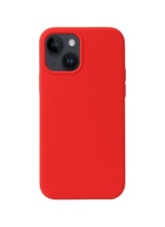 AKSESORY iPhone 15 Plus Red Silicone Case (6.3”) – Shockproof, Slim Fit, Soft Touch, Anti-Scratch, Durable Protective Cover  - Image 2
