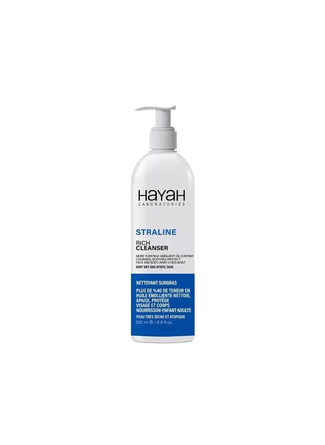 Hayah Straline Rich Cleanser For Face & Body - 200 Ml 
