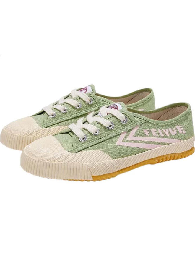 LEAP Official Men'S Canvas Shoes Summer New Breathable All-Match Casual Shoes Men Green Rice 35 - Image 2