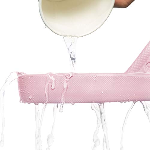 WOTTE Shower Sandals Women Quick Drying Bath Slippers Non Slip Dorm Shoes Size 10 Pink - Image 5