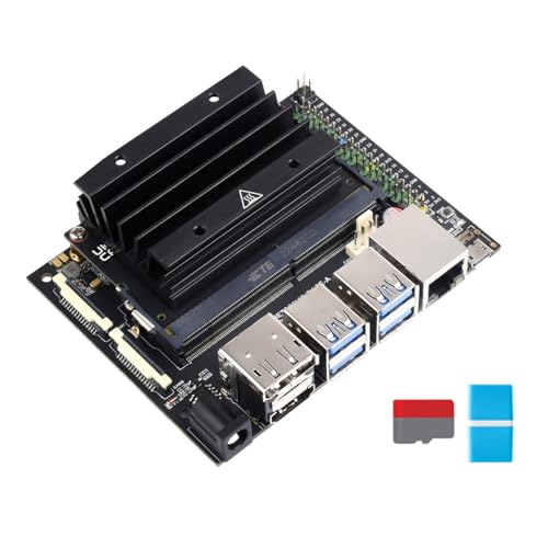 Waveshare مجموعة تطوير/توسيع Waveshare Jetson Nano، 16GB eMMC، حل بديل لمجموعة B01 متوافقة مع كل من Jetson Nano و Jetson Xavier NX وحدة Jetson Nano الأساسية اختيارية - Image 1