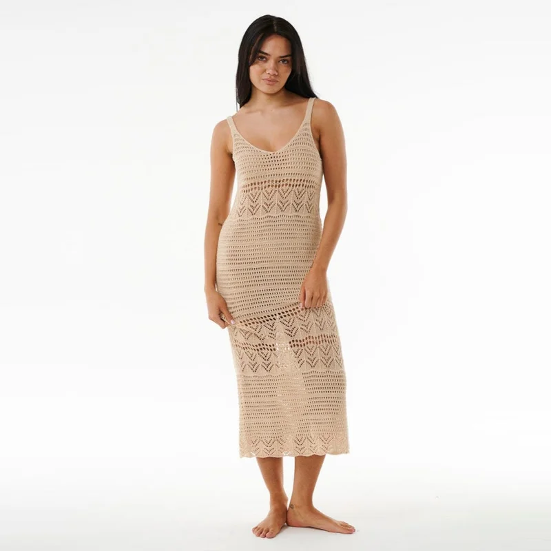 RIP CURL Sea Of Dreams Crochet Maxi Dress - Women