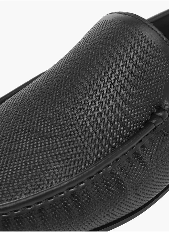 ال بي ال من شو اكسبرس Men Textured Slip-On Loafers