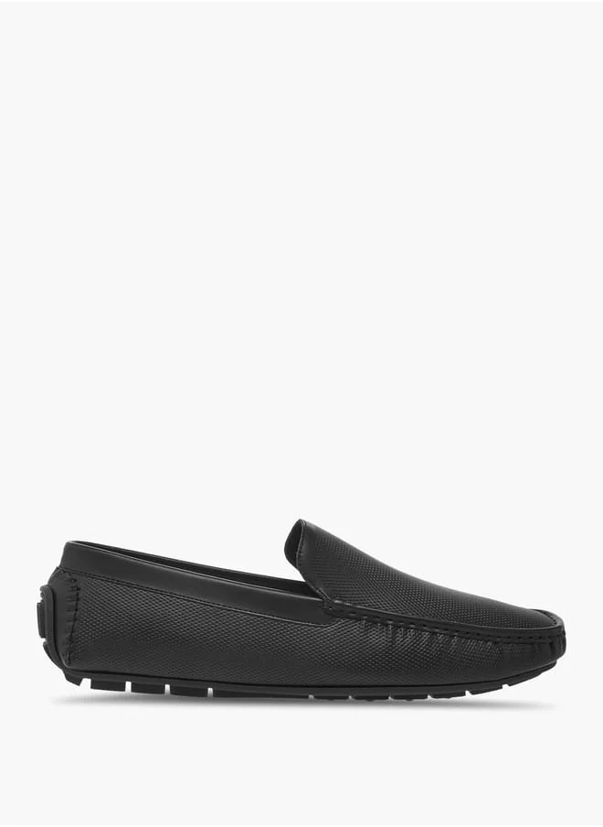 ال بي ال من شو اكسبرس Men Textured Slip-On Loafers