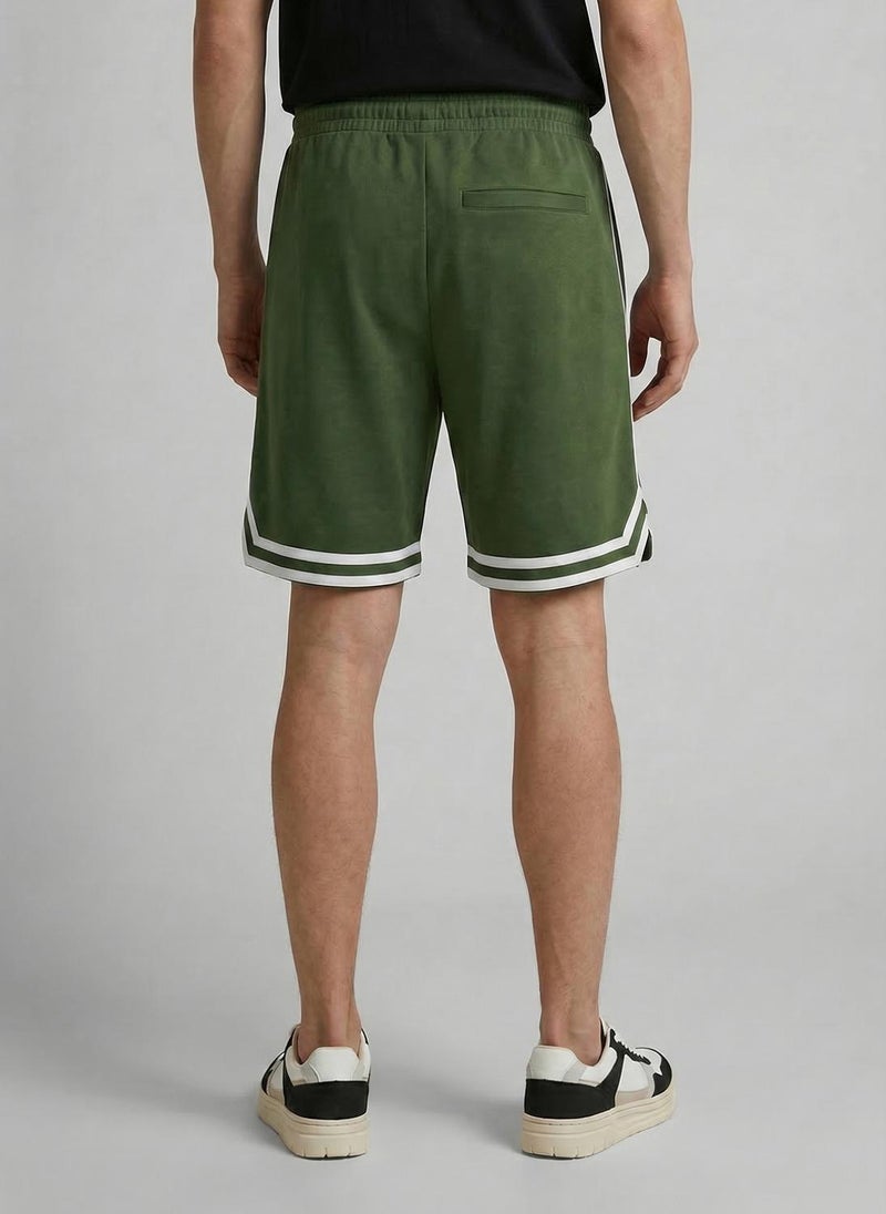 Nobero Oversized Shorts | Men’s Shorts | Relaxed Fit | Milano Ponte Knit | Knee-Length Mid-Rise Comfort | Elasticated Waistband | Available in 4 Colours - Image 3