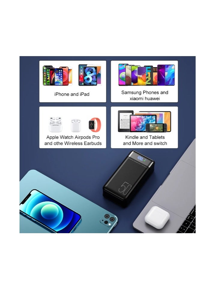 FENGQI - Power Bank 50000mAh QC PD 3.0 Fast Charging Powerbank 50000 mAh External Battery Charger Poverbank For iPhone Xiaomi Samsung - Image 1
