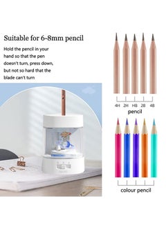 Electric Pencil Sharpener, Auto-Stop Feature and Heavy Duty Helical Blade Pencil Sharpener, USB and Battery, Operated 3 Adjustable Sharpening Modes, for 6-8mm Diameter Pencils, for Student and Office - pzsku/Z96E53E0E9D704D81EE6AZ/45/_/1723170161/ee953841-3ee3-4265-87c6-6004f58db60a