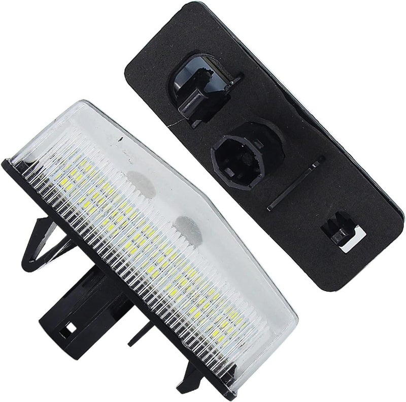 QASULER 2Pcs LED Car License Plate Lights - Image 1