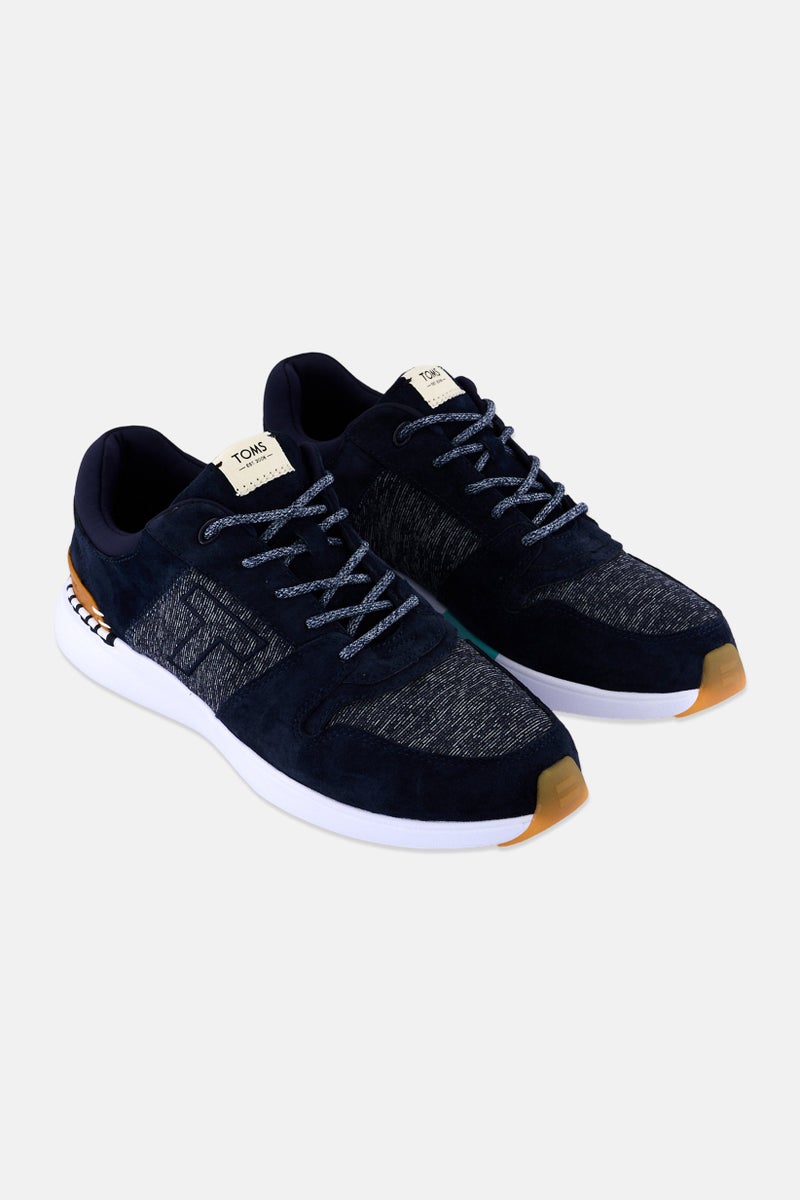 TOMS Men Arroyo Lace Up Casual Shoes, Navy - Image 1