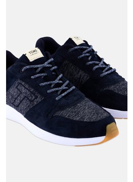 TOMS Men Arroyo Lace Up Casual Shoes, Navy  - Image 3