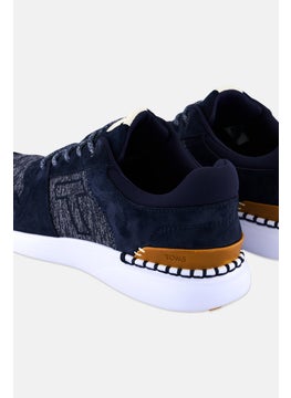 TOMS Men Arroyo Lace Up Casual Shoes, Navy  - Image 2