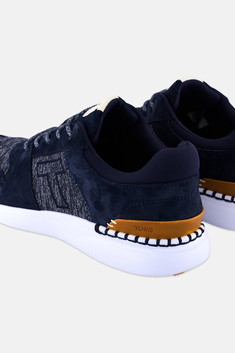 TOMS Men Arroyo Lace Up Casual Shoes, Navy - Image 2