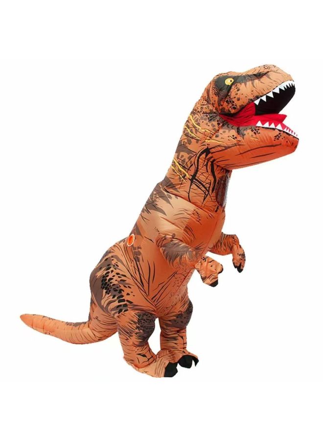 Loquat Tyrannosaurus Rex Inflatable Suit Realistic Dinosaur Performance Suit Funny Inflatable Dinosaur Costume Performance Suit-Color:Green Indian Tyrannosaurus Rex-Specifications:Teenage 120-150 - Image 3