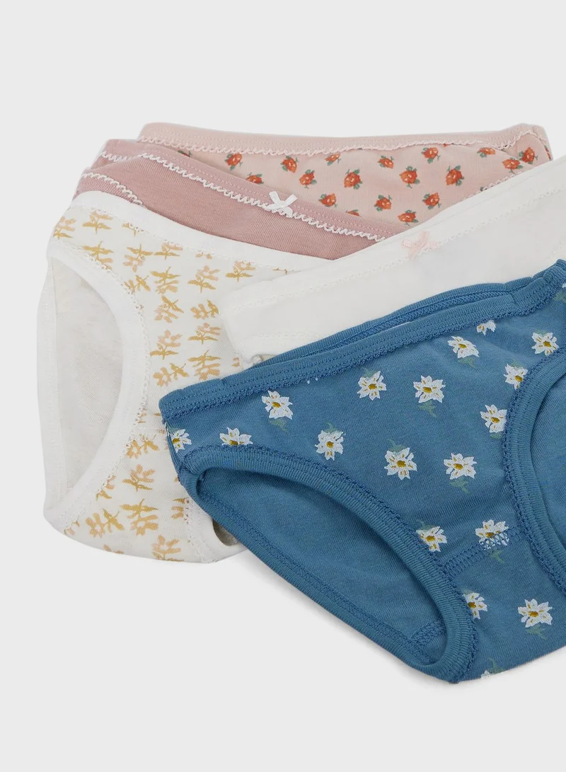 Petit Bateau Kids 3 Pack Assorted Knickers