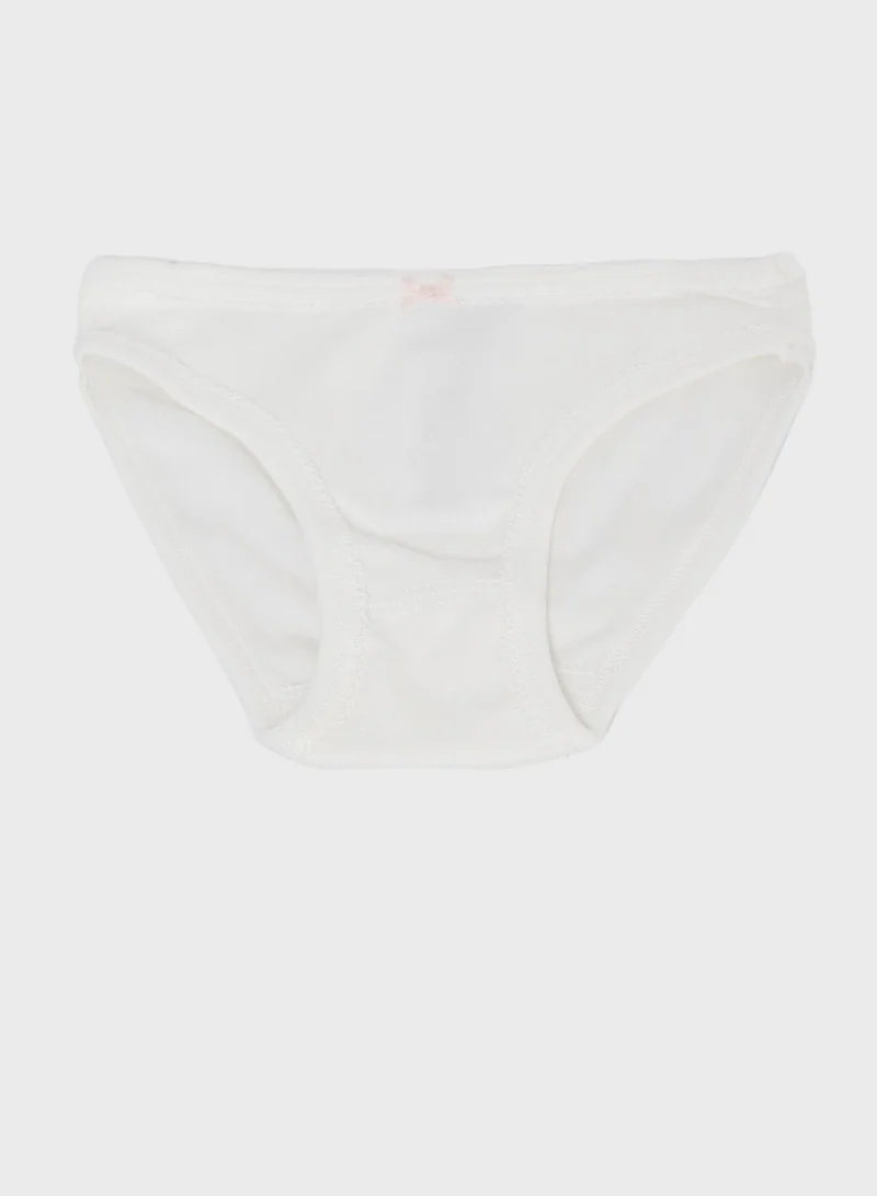 Petit Bateau Kids 3 Pack Assorted Knickers