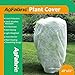 Agfabric Agfabric Plant Cover Warm Worth Frost Blanket - 0.95 oz 48" Hx 55" W Shrub Jacket, Rectangle Plant Cover for Season  - Image 2