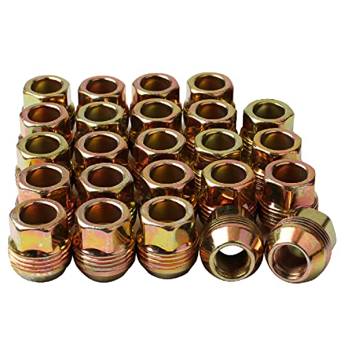 Mardarth Set of 24 14mmx15 OEM Factory Wheel Lug Nuts Replacement for Sliverado Sierra 1500 Yukon Avalanche Suburban Express 1500 C1500 K1500 Escalade Traverse Yukon M14x15 Studs 6 Lug Wheel - Image 1
