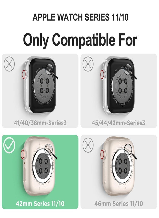 DABAOZA Compatible for Clear Apple Watch Band with Bumper Case 41mm 40mm 38mm, Women Men Glitter Bling TPU Sport Strap for iWatch SE Ultra 3 2 Series 11 10 9 8 7 6 5 4 3 2 1（GlitterClear,41/40/38） - Image 2