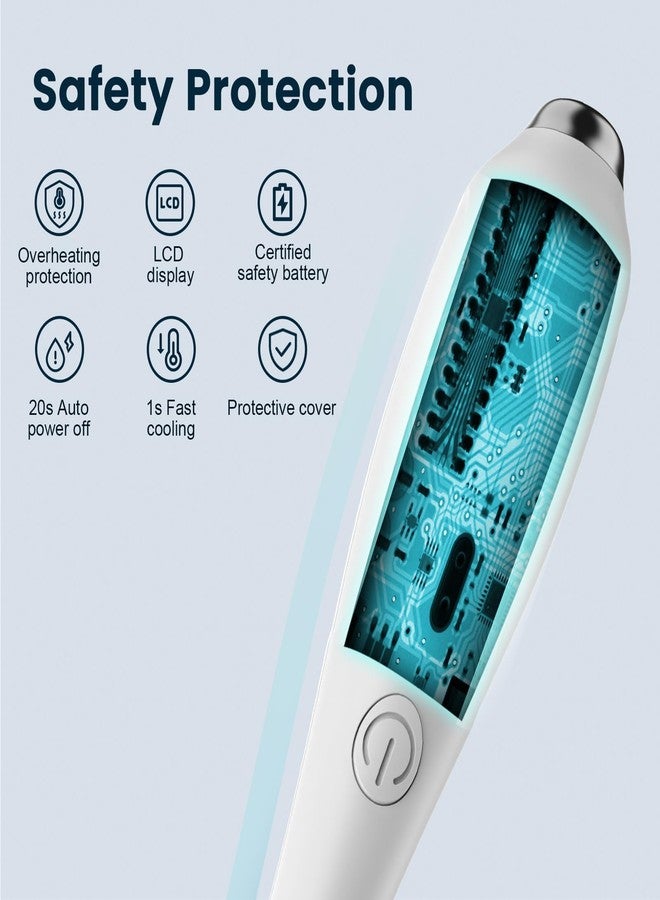 Etcokei إيتوكاي خافض الخيوط، جهاز إزالة الخيوط القابل لإعادة الشحن عبر USB مع عرض الطاقة، مثالي للتطريز، النسج، الخياطة، صناعة الجلد والمجوهرات - Image 5