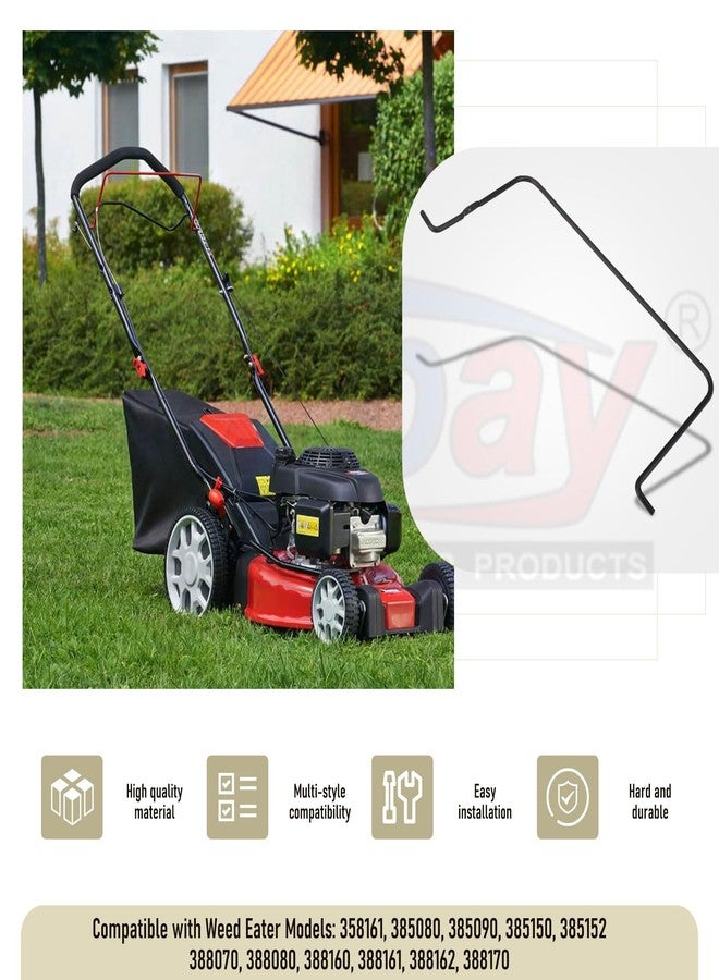 Karbay 532138059, 194177X428 Lawn Mower Bail Control Bar for Poulan, Murray, Craftsman, A-riens Walk Behind Lawn Mower (13 5/8" x 6 5/8") - Image 4