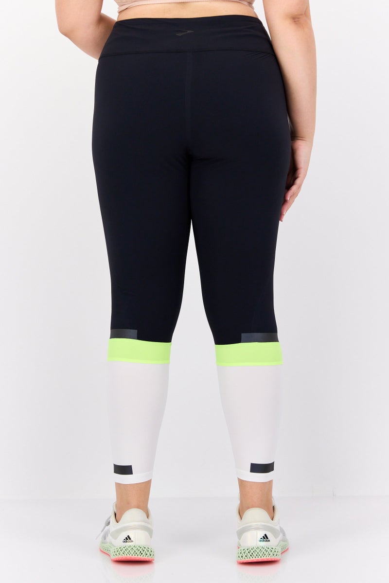 Brooks سراويل تدريب رياضية للنساء، سحب على الجسم، مجموعة سوداء - Image 3