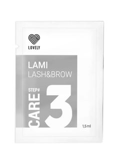 LOVELY COMPOSITION FOR LAMINATION LOVELY LASH&BROW №3 CARE SACHET, 1,5 ML  - Image 1