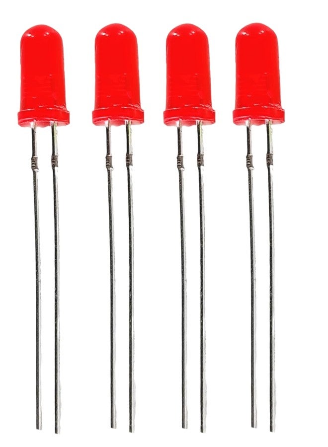 UNIVERSAL HUB 5mm Round LED Light Emitting Diode High Brightness. (5mm Red, 100) - Image 2