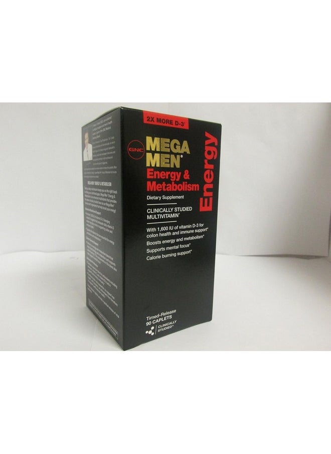 GNC - GNC Mega Men Energy & Metabolism Dietary Supplement Capsule - Image 1