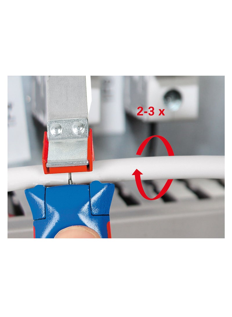 Weicon WEICON Cable Stripper No. 4 - 28 G | Multi Stripping Blade with Straight Blade | Stripping Tool with Adjustable Cutting Depth | For Round Cable | Working Range 8 - 28 mm | 100% Made in Germany  - Image 3