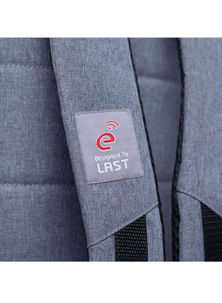E-train (BG91A) Laptop Backpack Fits up to 15.6" - Gray - Image 4
