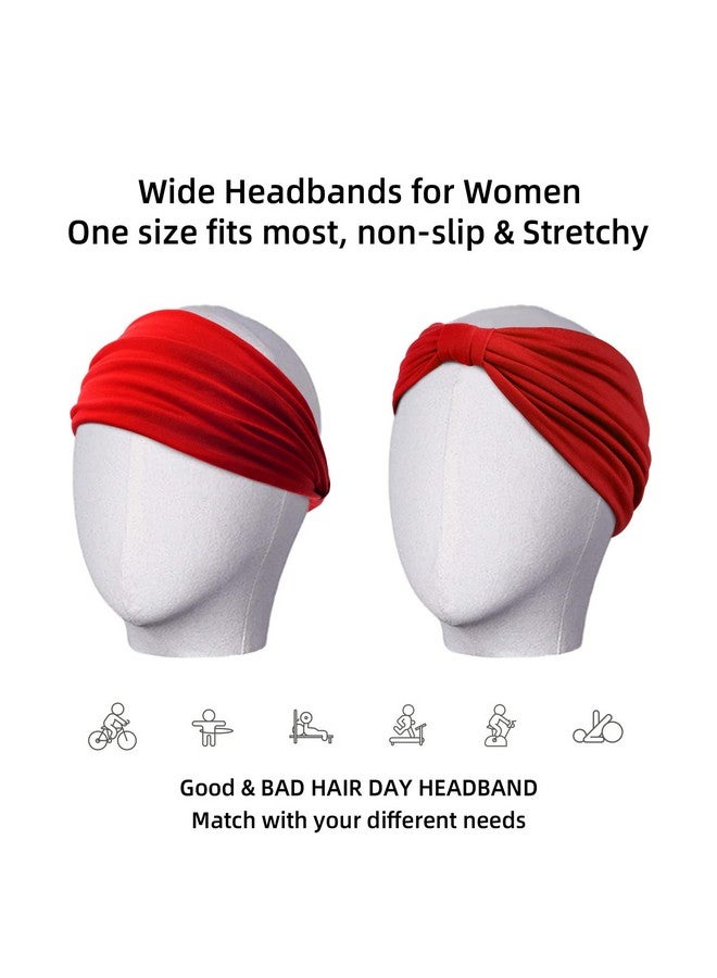 Tobeffect Obeffect Headbands For Women African Boho Wide Hairband Headband Knotted Head Wraps Head Scarf Hairbands Turbans Hair Accessories - Image 5