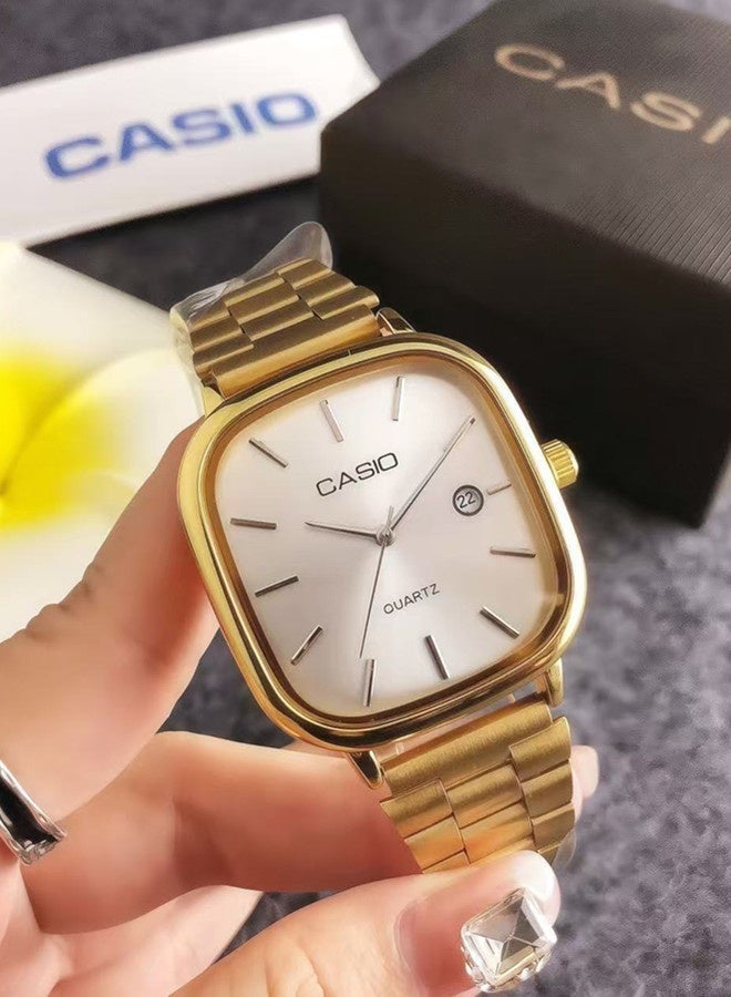 كازينو كلاسيك رجالي وأنيقة السيدات متعددة الوظائف سبائك كوارتز الفولاذ المقاوم للصدأ ووتش 36 مم - Image 1