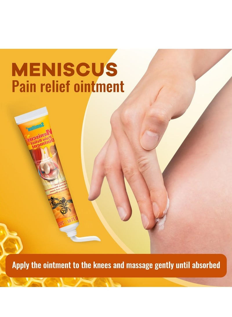 Sumifun 3PCS Meniscys Pain Relief Ointment，Bee Venom Gel, Bee Venom Cream, Propolis Professional Gel Joint Cream, Suitable For Neck, Knee, Shoulder, Waist, Leg - Image 5