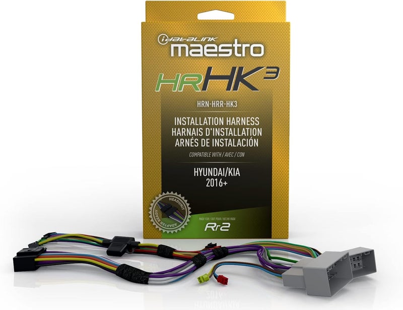 Idatalink Maestro HRN-HRR-HK3 Plug and Play Installation Harness for Hyundai/KIA (2016+) - Image 1