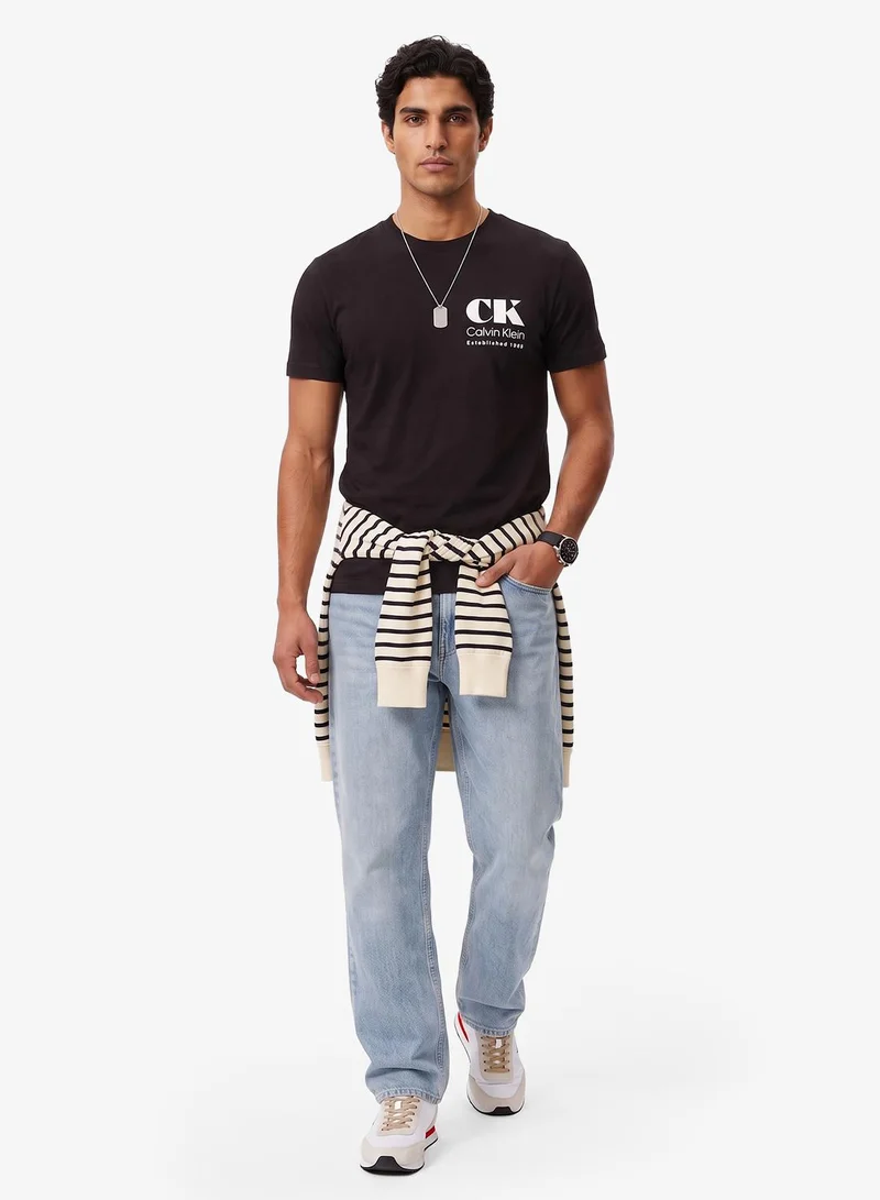 Logo Graphic Crew Neck T-Shirt