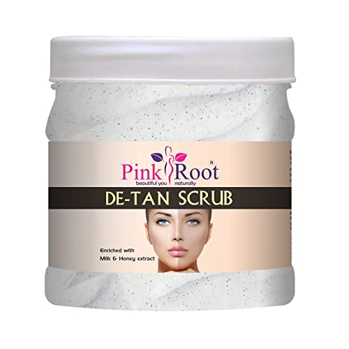 Pink Root De-Tan Scrub 500gm with Neem Scrub 500gm - Image 2