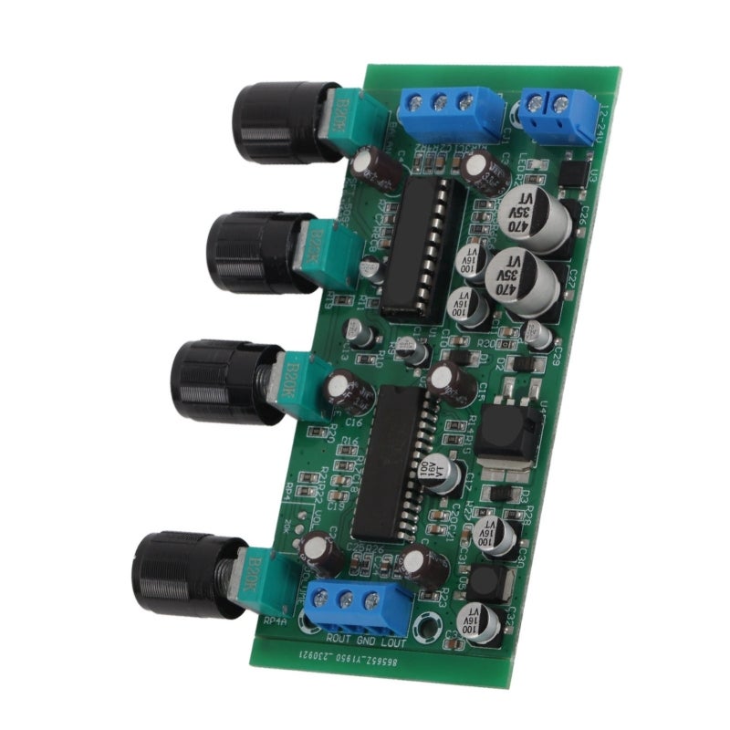 Amplifier Volume Control Board Copper Clad Laminate 20hz-20khz Frequency Response - Original Copper Terminal Treble Bass Balance Adjustable for Home Theater Audio Speakers - Image 2