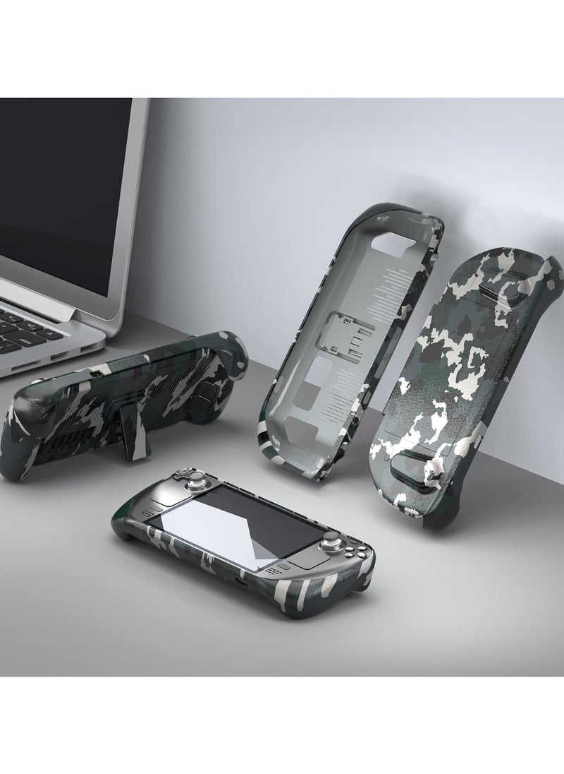 General - Steam Deck Case, Upgraded Full Case with Removable Front Cover and Kickstand for Valve Steam Deck, Shock-Absorbing and Scratch Resistant TPU Rugged armor designed for Steam Deck cases - Image 1