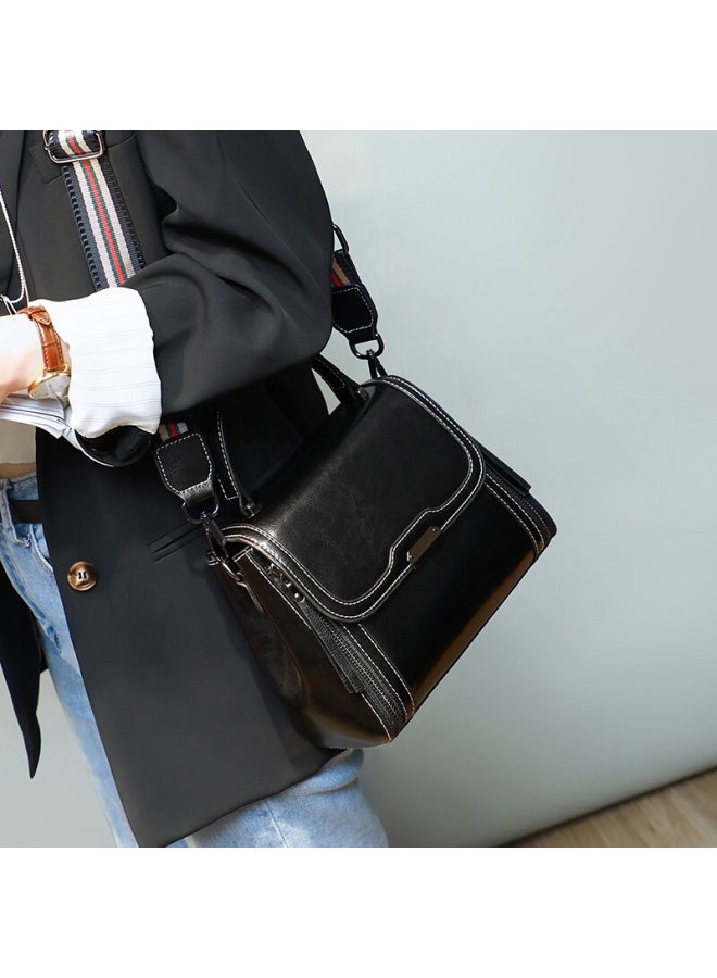 Viney Leather Handbag, Women's Crossbody And Handheld Bag, Light Luxury Brand Shoulder Bag, Birthday And Mother's Day Gift For Mom, Practical Present - Image 2