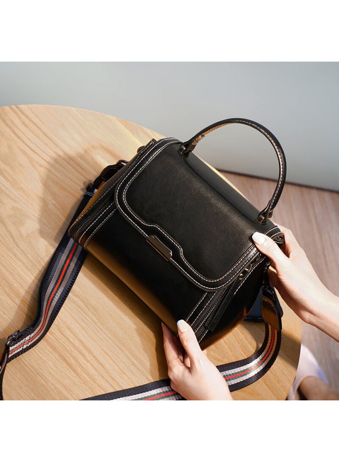 Viney Leather Handbag, Women's Crossbody And Handheld Bag, Light Luxury Brand Shoulder Bag, Birthday And Mother's Day Gift For Mom, Practical Present - Image 3